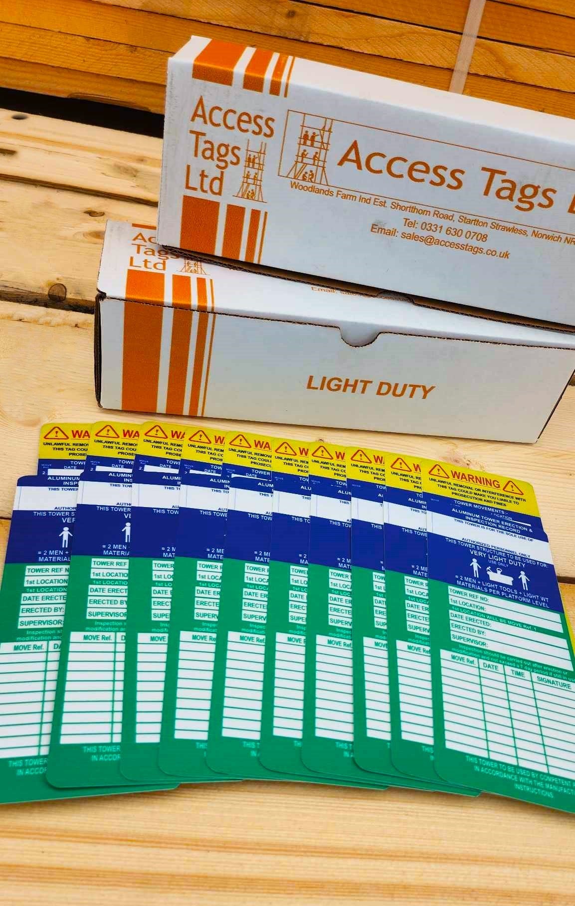 Light Duty Tag Insert