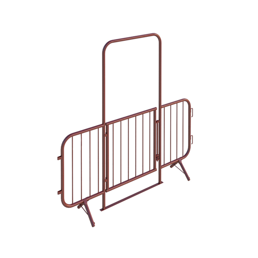 Crowd Control Barrier- Walk Through with Gate