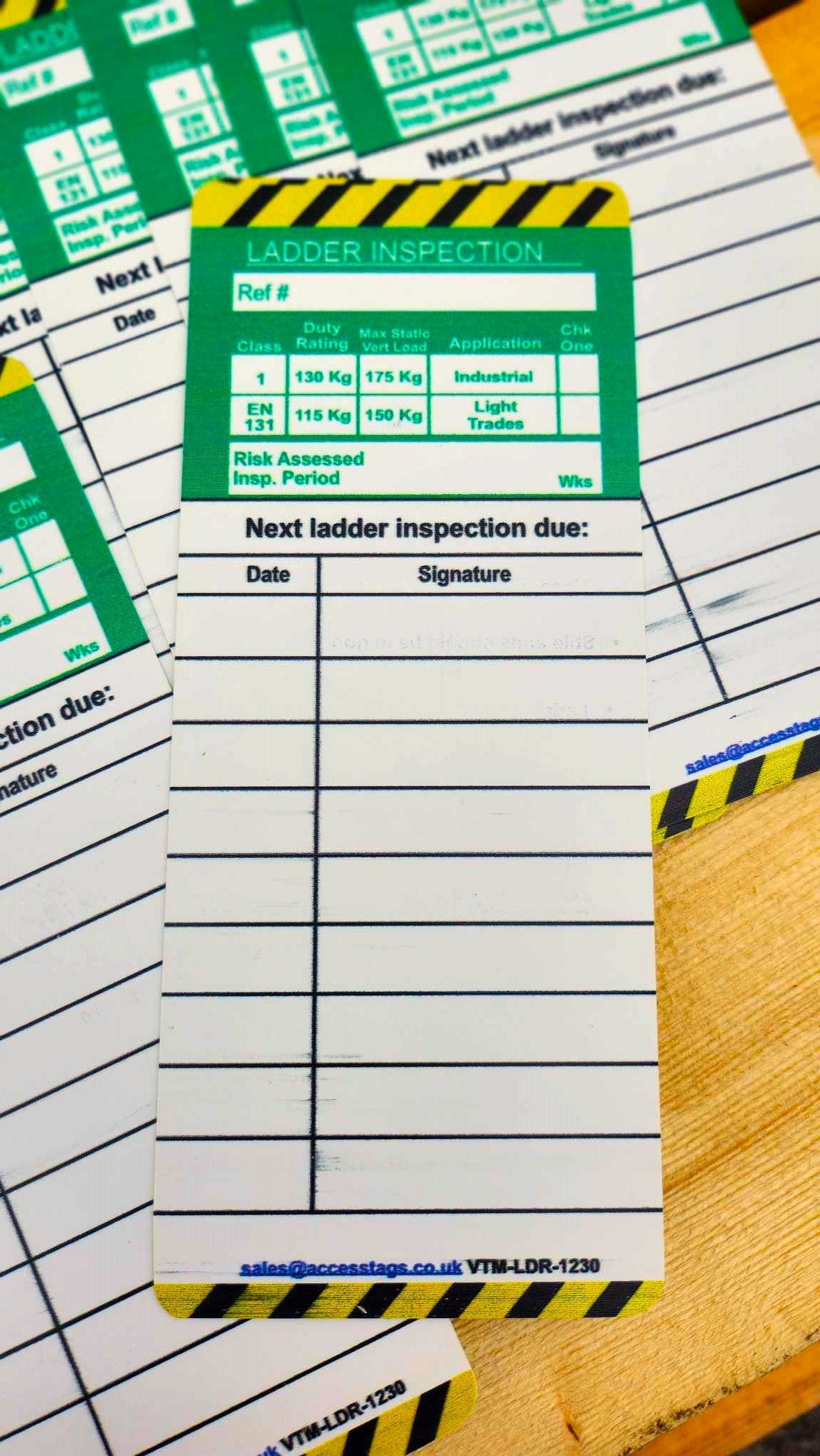Ladder Tag Insert