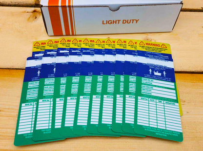 Light Duty Tag Insert