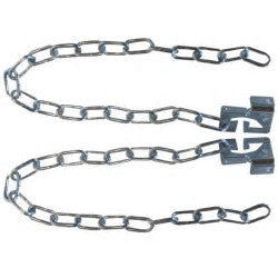 Rubbish Chute Bracket and Chain Pair