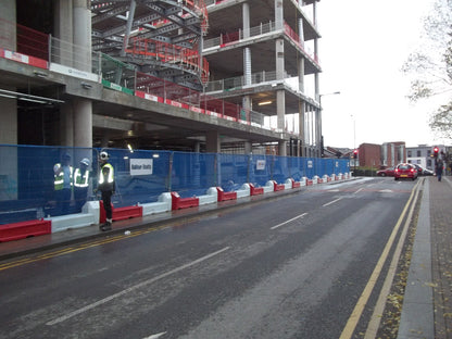 Fencing- Slot Block Barrier- Red/White